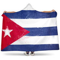 Cuba Flag Hooded Blanket