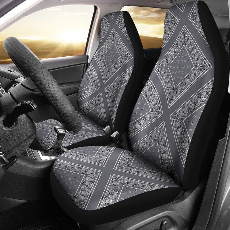 classic gray car seat cover