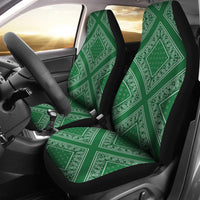 Green car seat cover