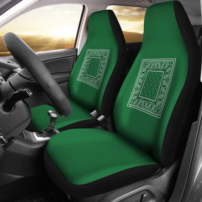 Green car cover