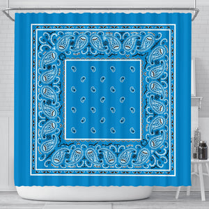 Sky blue bandana decor