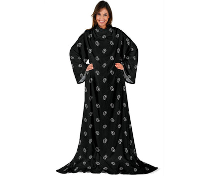Black and White Bandana Monk Blankets