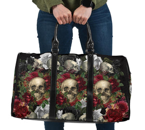 skull goth luggage