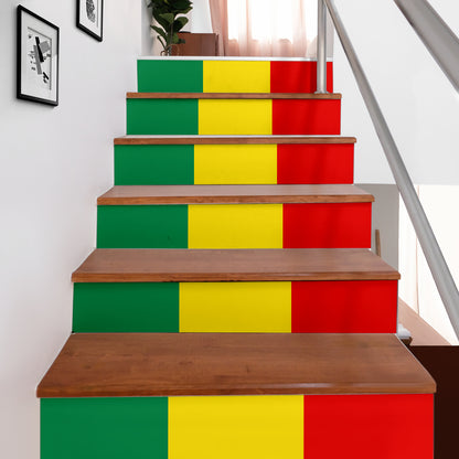 Rasta Joy Bandana Stair Stickers 6 Steps