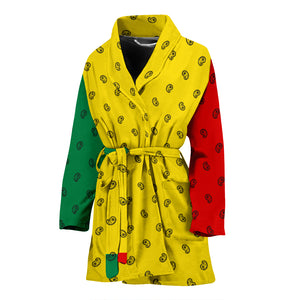 Rastafarian bathrobe for women