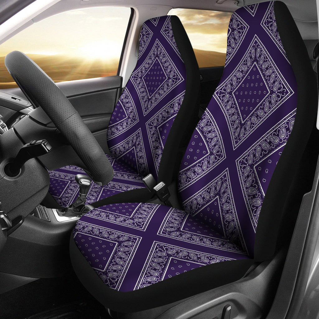 purple car seat covers