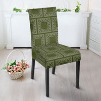 Green Bandana Dining Chair Slipovers 