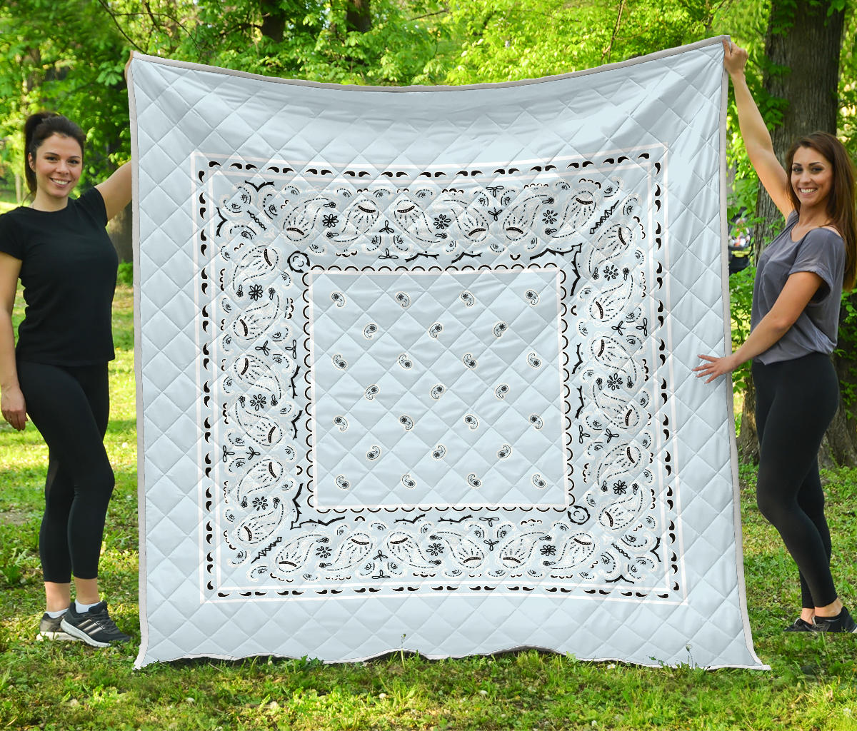 Light Blue Bandana Quilt