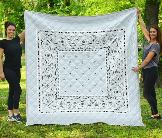 Light Blue Bandana Quilt