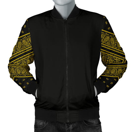 black and gold bandana jacket