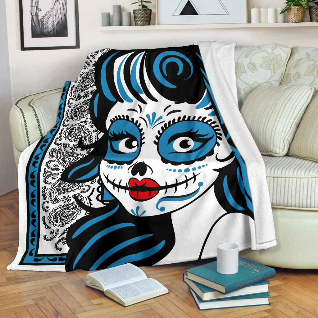 calavera say of dead blanket