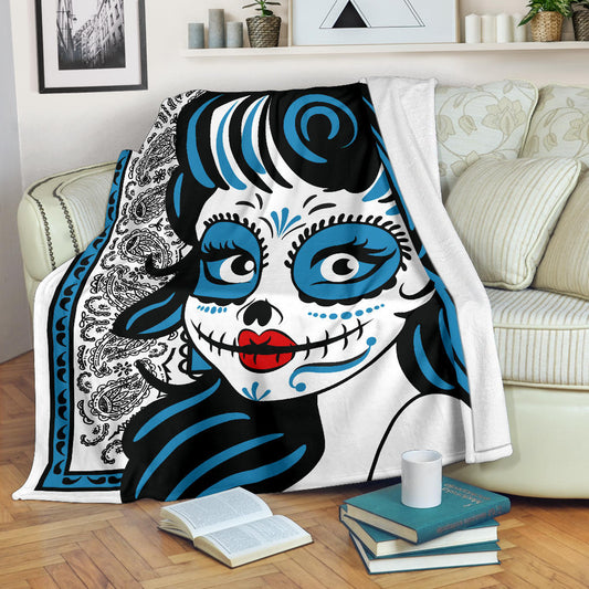 calavera say of dead blanket
