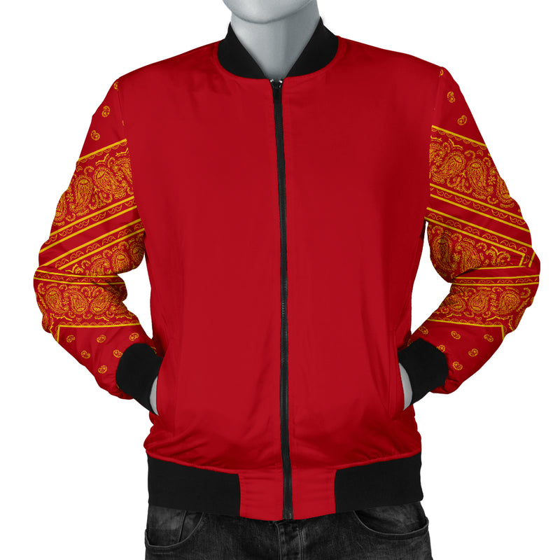 red and gold team colors jacket
