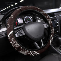 brown bandana auto steering wheel cover