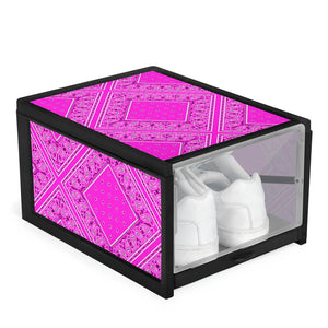 pink bandana shoe box