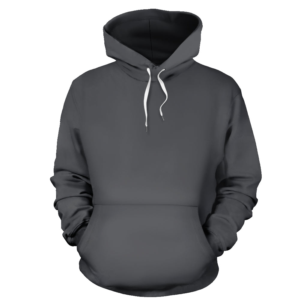 gray bandana hoodie front view