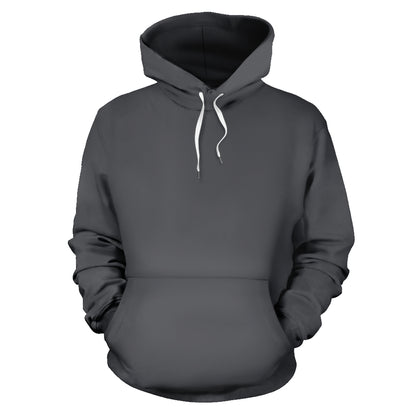 gray bandana hoodie front view