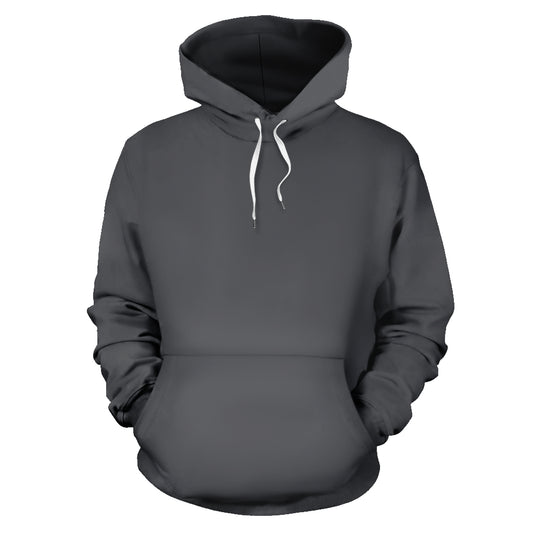 gray bandana hoodie front view