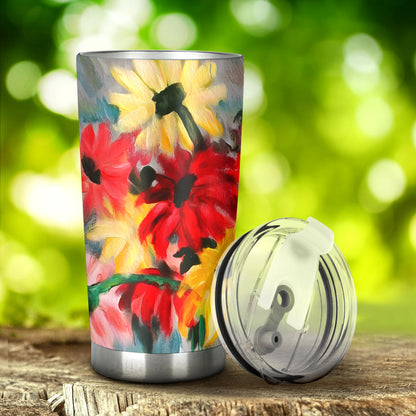 creative art tumbler cups