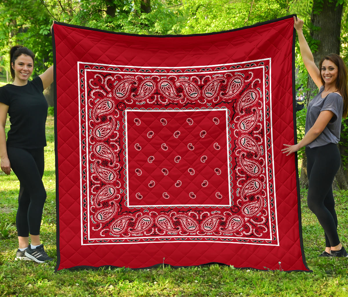 Classic Red Bandana Quilt