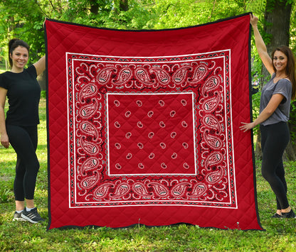Classic Red Bandana Quilt