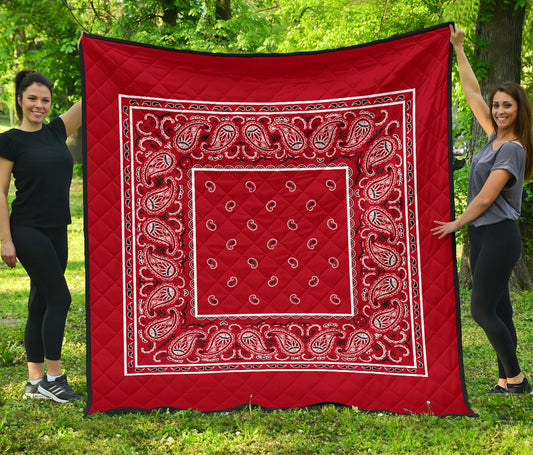 Classic Red Bandana Quilt