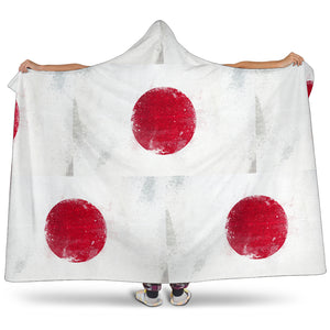 Ultimate Japan Flag Tiled Hooded Blanket