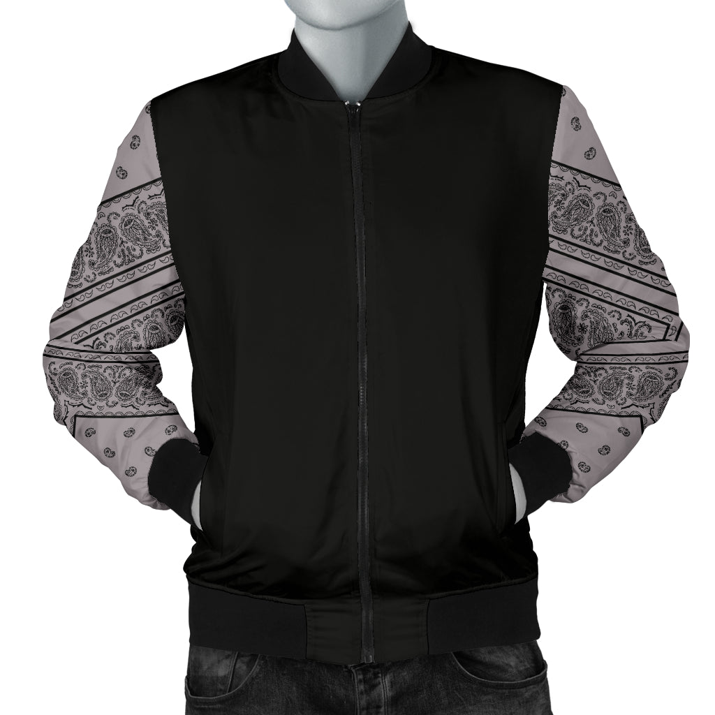 gray bandana jacket