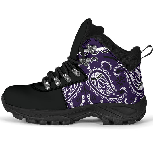 Royal Purple Bandana Alpine Boots