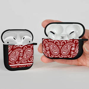 Red and White Bandana AirPods Case Covers