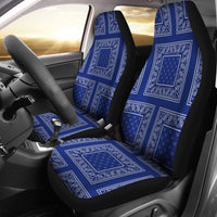 blue bandana car seat covers