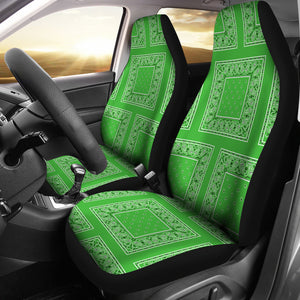 lime green seat covers