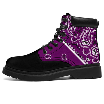 Wild Plum Bandana Blackout All Season Boots