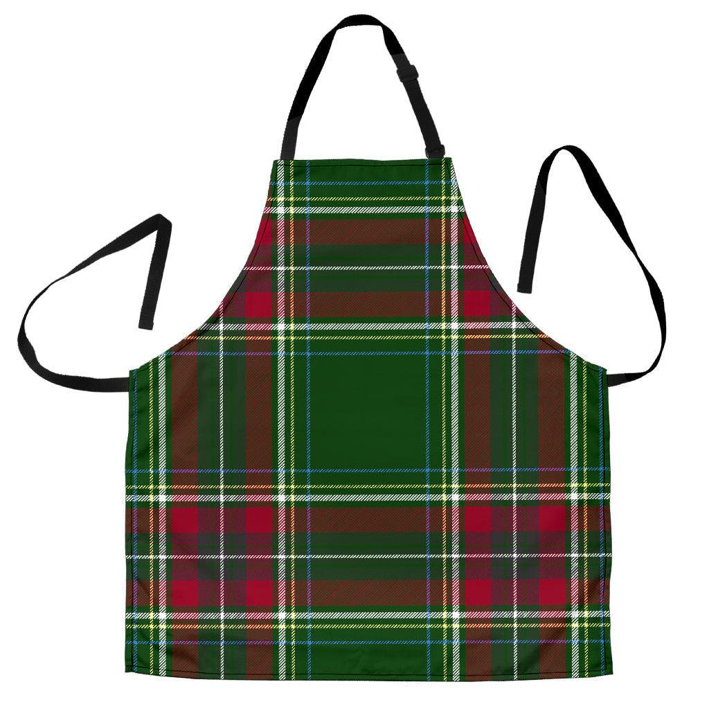 Christmas Apron- Mens Green and Red Plaid Style Apron