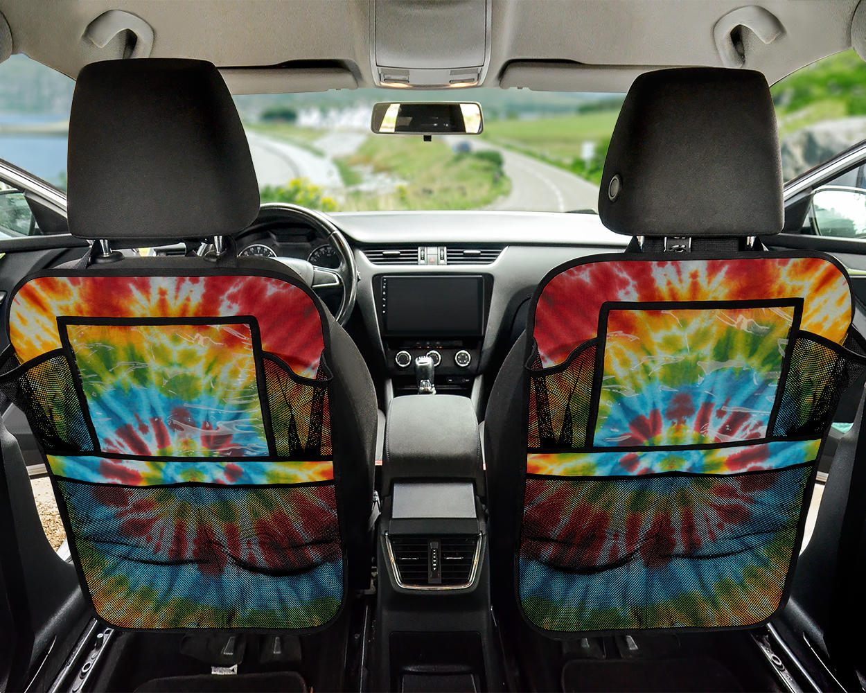 Tie Dye Bandana Back Seat Organizers