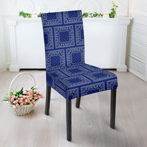 Royal Blue Bandana Dining Chair Covers