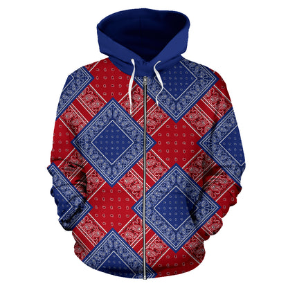 patriotic bandana hoodie