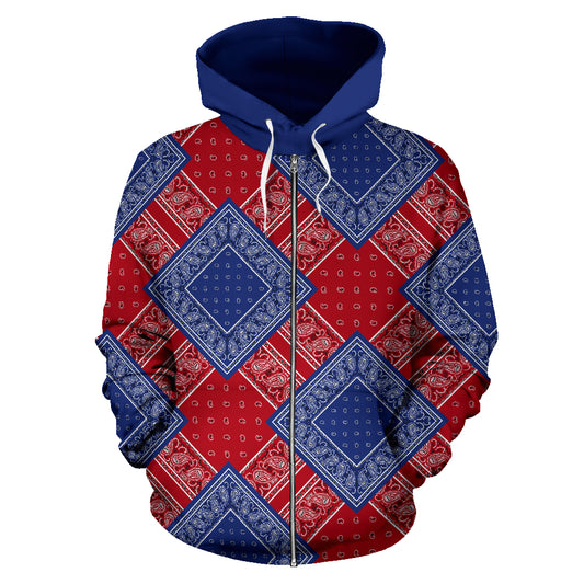 patriotic bandana hoodie