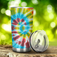 tie dye bandana drink tumbler