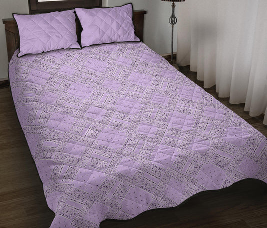 Quilt Set - Lilac Bandana DB Quilt w/Shams