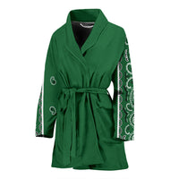 green bathrobe for women