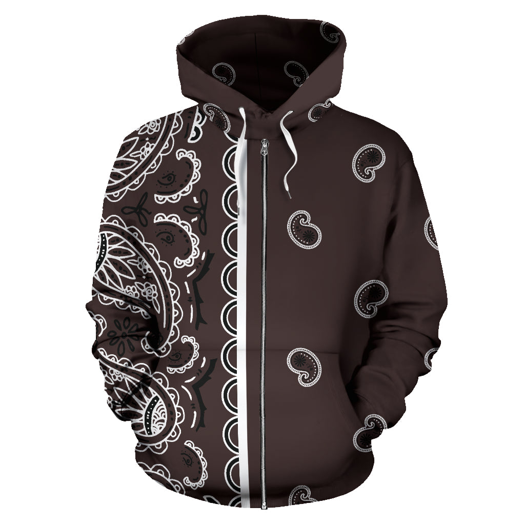 brown hoodie