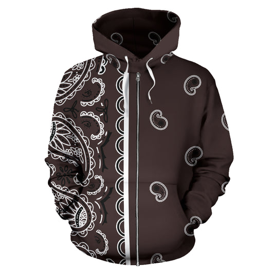 brown hoodie