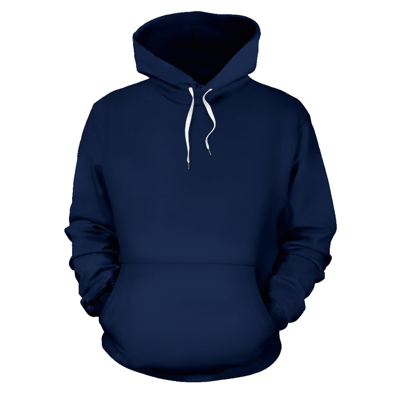 navy blue pullover hoodie