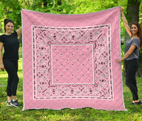 Light Pink Bandana Quilts
