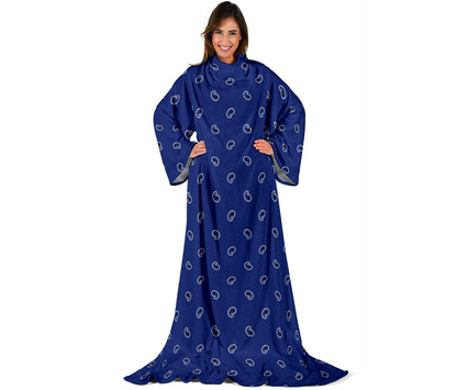 Royal Blue Bandana Monk Blankets