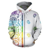 pullover rainbow hoodie