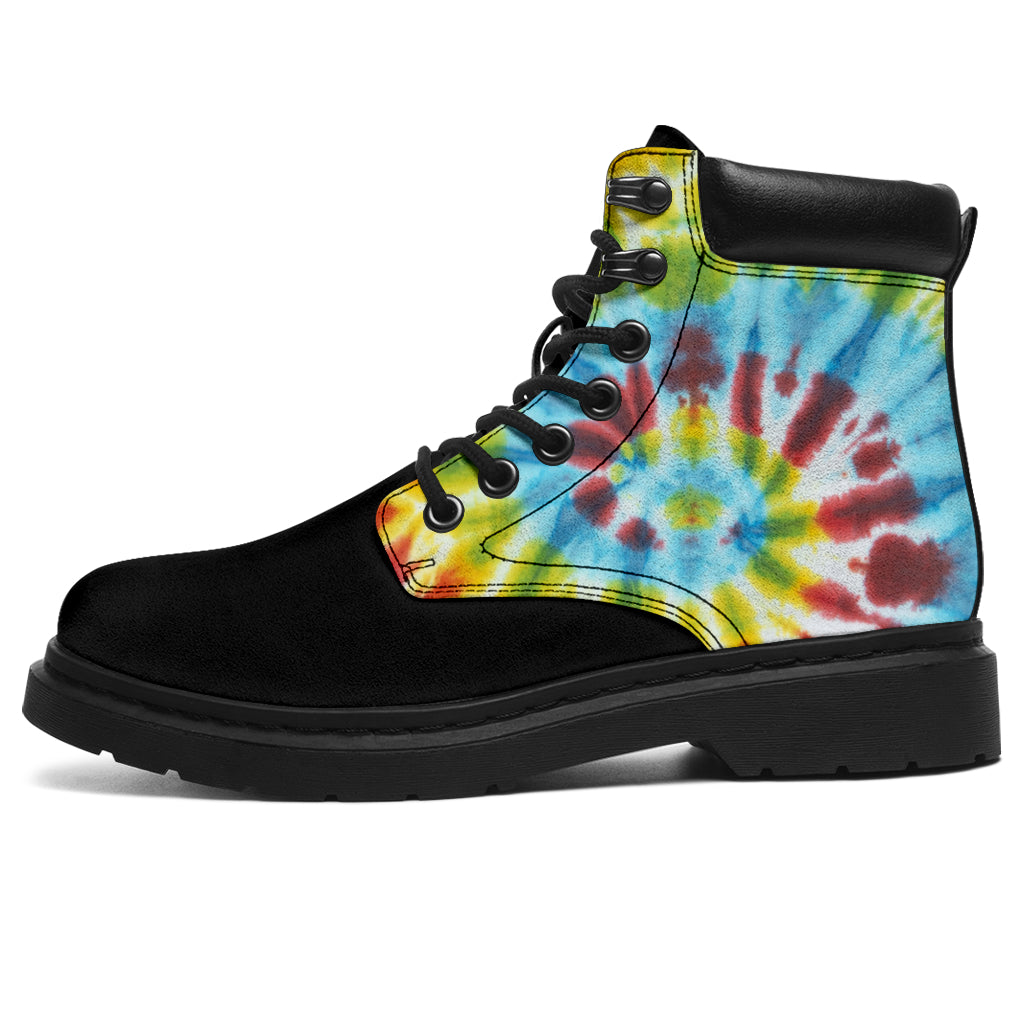 Tie Dye Spiral All Season Boots
