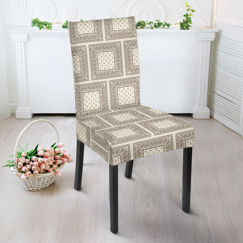 Cream Dining Chair Slipcovers 