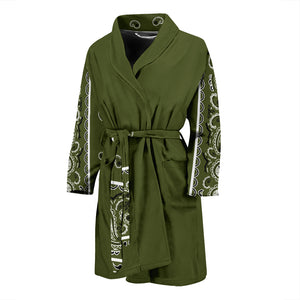 green bandana robe